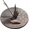 Loon Sundial Bronze